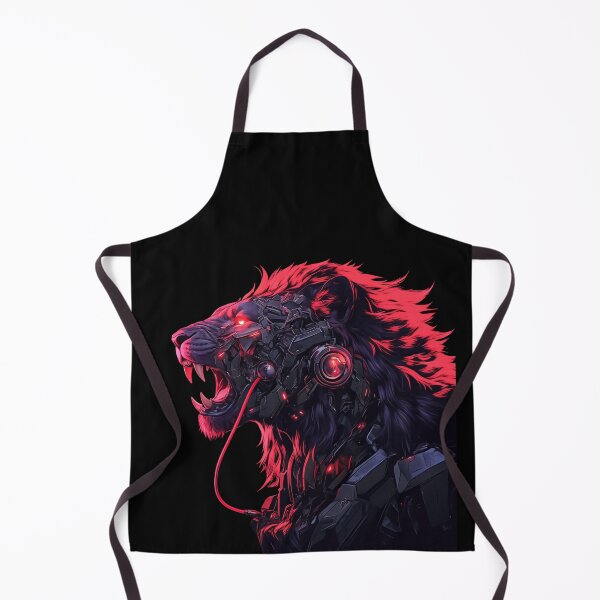 Item preview, Cyber Black Lion // Black Lion // Cool Animal // Cyber Animal // Animal Art // Animal Warrior // Gaming Aesthetic stickers designed and sold by SMARTKIT  DESIGNAGENCY.