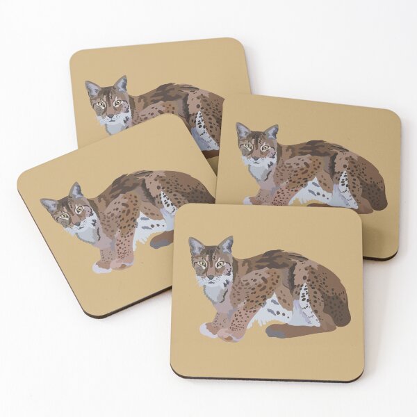 Item preview, L is for Lynx,Lynx – Elusive Wild Cat of the Forests Illustration designed and sold by PrettylittlepastelUk.