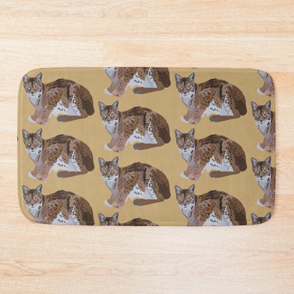 Item preview, L is for Lynx,Lynx – Elusive Wild Cat of the Forests Illustration designed and sold by PrettylittlepastelUk.