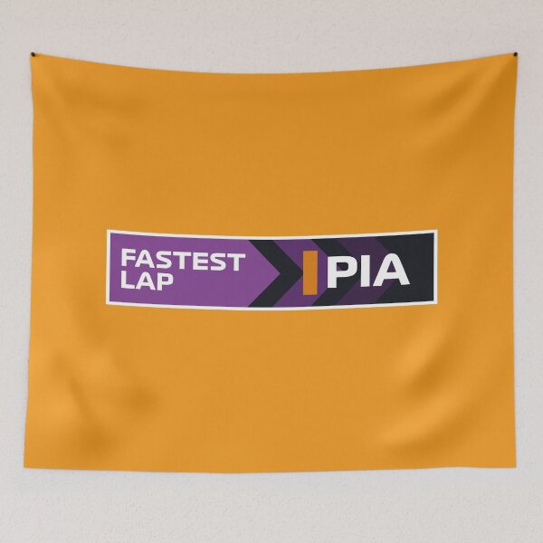 Item preview, Fastest Lap 2025 | Driver #81 (Orange BG) designed and sold by FilipeFerreira.