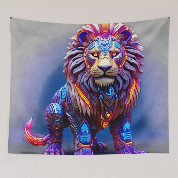 Item preview, Cybernetic Aztec Lion Cybernetic Aztec Lion designed and sold by SpectrumEssence.