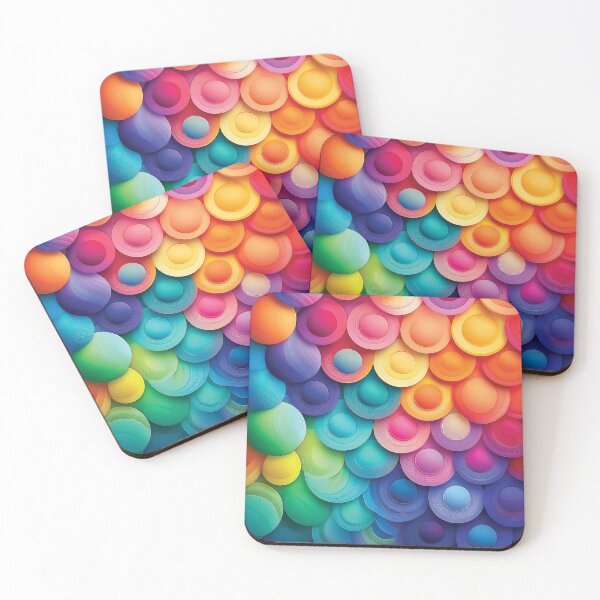 Item preview, An eye-catching geometric pattern design with gradient circles in a spectrum of colors. designed and sold by HEMRO.