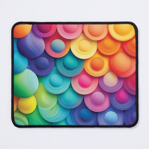 Item preview, An eye-catching geometric pattern design with gradient circles in a spectrum of colors. designed and sold by HEMRO.
