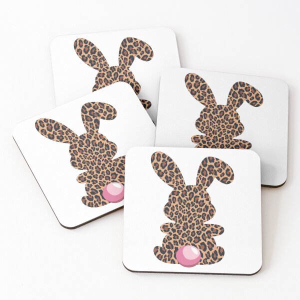 Item preview, leopard print pattern bunny designed and sold by jkrphoto.
