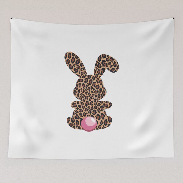 Item preview, leopard print pattern bunny designed and sold by jkrphoto.