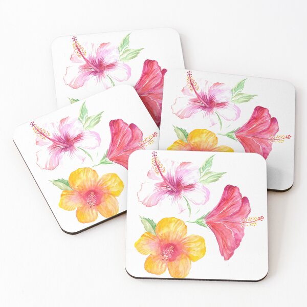 Item preview, Watercolor Hibiscus  designed and sold by Redilion.