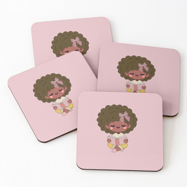 Item preview, Aesthetic Black Girl Reading  designed and sold by DoodlesDivine.