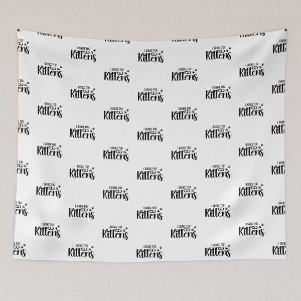 Item preview, I Brake For Kittens designed and sold by Whackadoodletee.