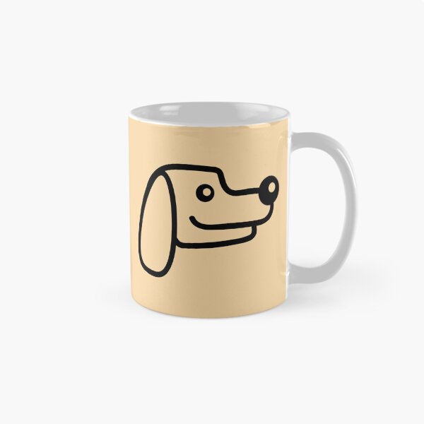 Item preview, Dog Face Little Happy Pet Head Cute Comic Cartoon designed and sold by shirt-o-mat.