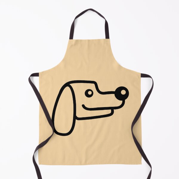 Item preview, Dog Face Little Happy Pet Head Cute Comic Cartoon designed and sold by shirt-o-mat.