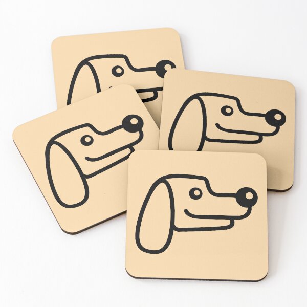 Item preview, Dog Face Little Happy Pet Head Cute Comic Cartoon designed and sold by shirt-o-mat.