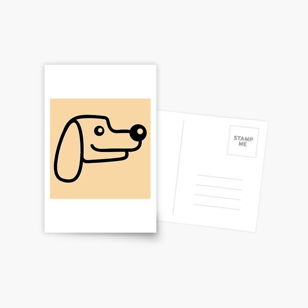 Item preview, Dog Face Little Happy Pet Head Cute Comic Cartoon designed and sold by shirt-o-mat.