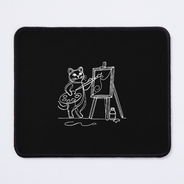 Item preview, White Art Cat designed and sold by ChicClicker.