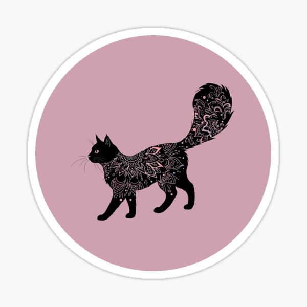 Item preview, Pink Lavender Magic Black Cat designed and sold by Erika V..