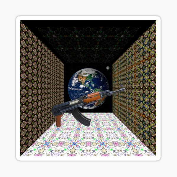 Item preview, Print ""Throw all weapons into space." designed and sold by Mykola-Sychov.