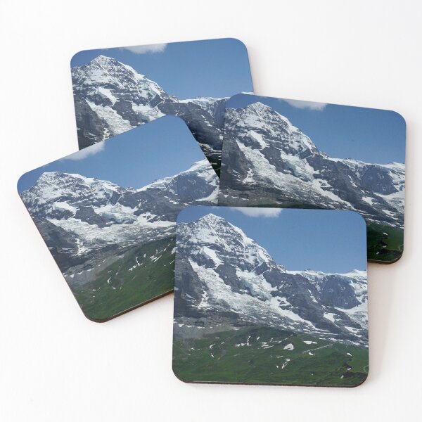 Item preview, Mönch (4107m) and Jungfrau (4158 ) Swiss Alps designed and sold by nikawanders.