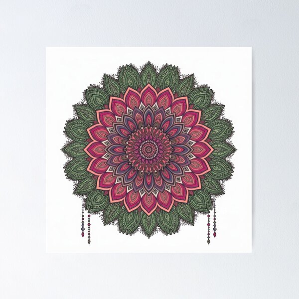 Item preview, Intricate Colorful Mandala designed and sold by LoveingShop.