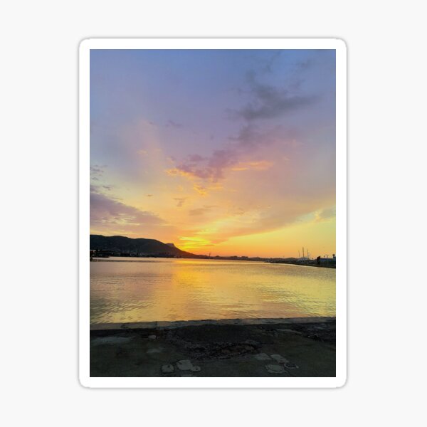 Item preview, Sunset over the ocean designed and sold by AbinSur99.