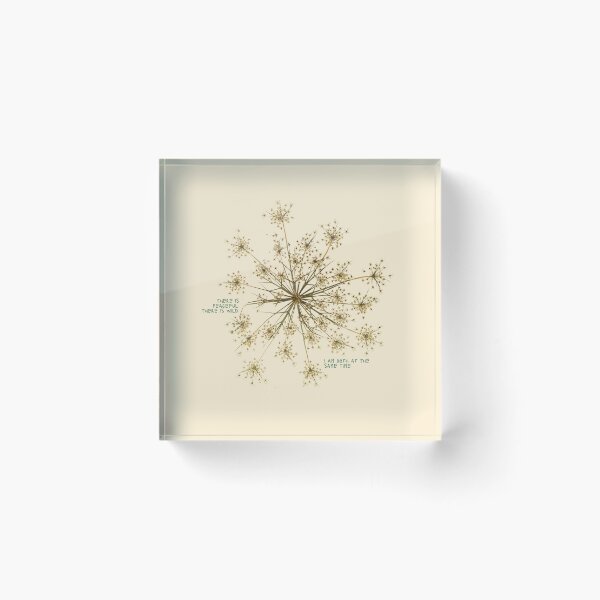 Item preview, Wild & Peaceful Quote Botanical Art designed and sold by Mystikos Art.