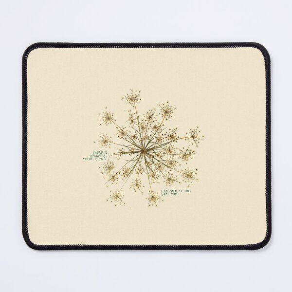 Item preview, Wild & Peaceful Quote Botanical Art designed and sold by Mystikos Art.
