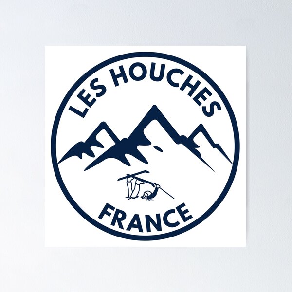 Item preview, Les Houches Ski Resort France Mountain designed and sold by karmdaf.