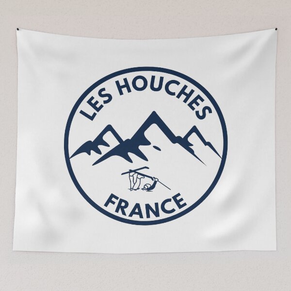 Item preview, Les Houches Ski Resort France Mountain designed and sold by karmdaf.