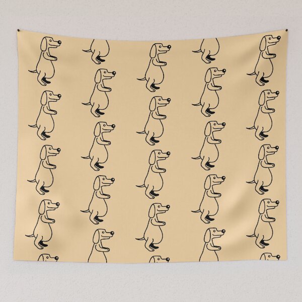 Item preview, Dog Fat Belly Overweight Funny Cartoon Comic Comic Cartoon designed and sold by shirt-o-mat.