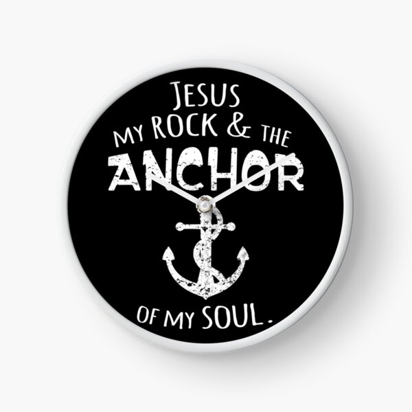 Item preview, Jesus My Rock And The Anchor Of My Soul Christian Design designed and sold by Angela Dow.