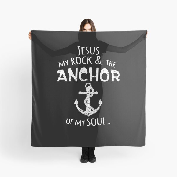 Item preview, Jesus My Rock And The Anchor Of My Soul Christian Design designed and sold by Angela Dow.
