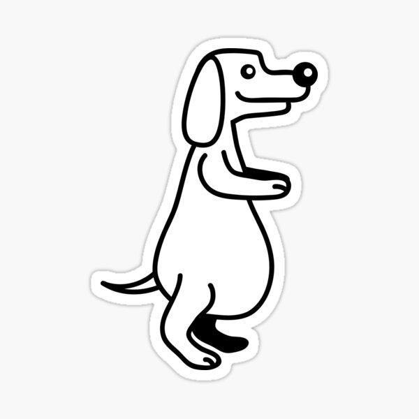 Item preview, Dog Fat Belly Overweight Funny Cartoon Comic Comic Cartoon designed and sold by shirt-o-mat.
