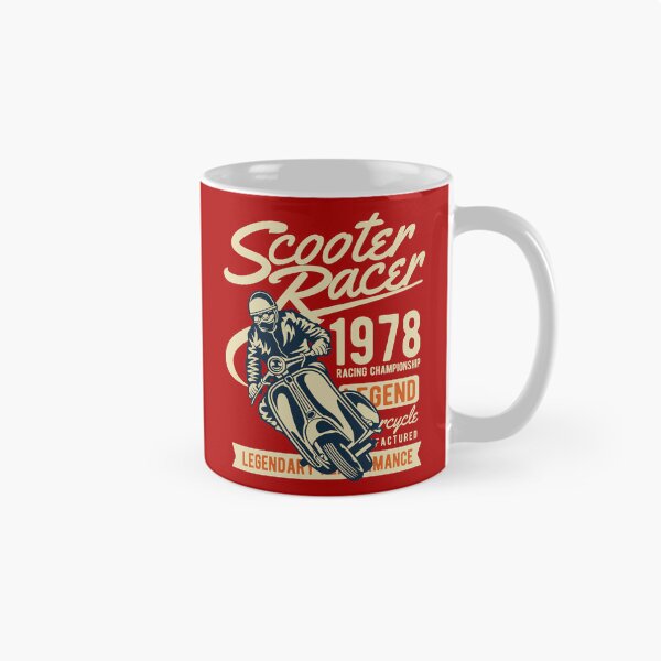 Item preview, Scooter Racer Retro Vintage designed and sold by The Vintage Retro Store.