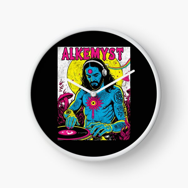 Item preview, Psychedelic DJ Jesus Mystical Turntable AlKemyst designed and sold by Mystikos Art.