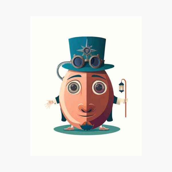 Item preview, Steampunk Humpty Dumpty designed and sold by TasteTryTravel.