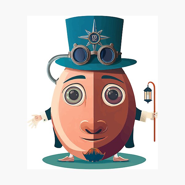 Item preview, Steampunk Humpty Dumpty designed and sold by TasteTryTravel.