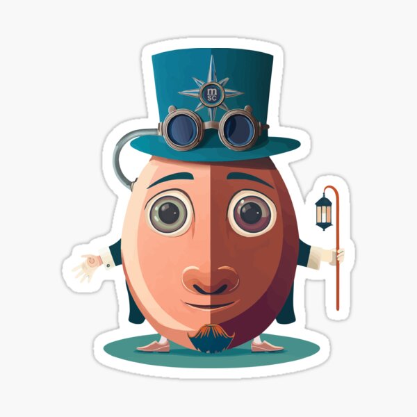 Item preview, Steampunk Humpty Dumpty designed and sold by TasteTryTravel.
