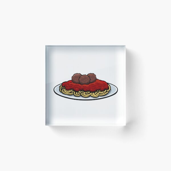 Item preview, Spaghetti and Meatballs Plate designed and sold by digifunk.