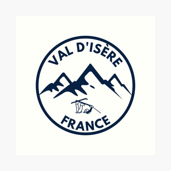 Item preview, Val D'Isère Ski Resort France Mountain designed and sold by karmdaf.