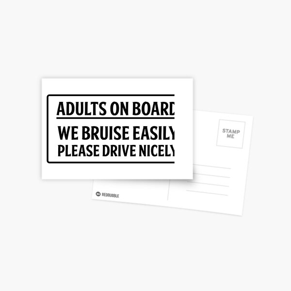 Item preview, Adults on board designed and sold by OffensiveFun.