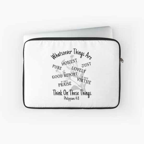 Item preview, Think On These Things Philippians 4:8 KJV Christian Design designed and sold by Angela Dow.