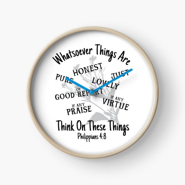 Item preview, Think On These Things Philippians 4:8 KJV Christian Design designed and sold by Angela Dow.