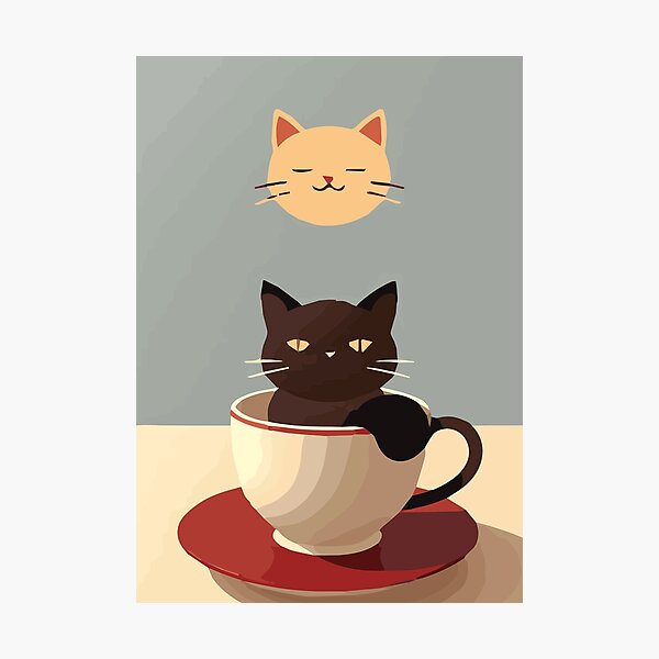 Item preview, Kitty Cat Cuppa designed and sold by CreatorStudios.