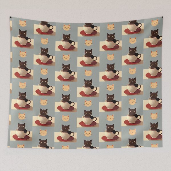 Item preview, Kitty Cat Cuppa designed and sold by CreatorStudios.
