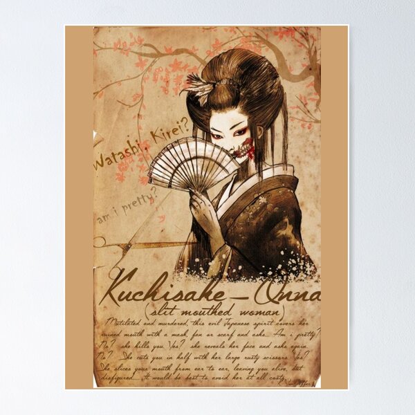 Item preview, Kuchisake Onna designed and sold by PatronesKawai.