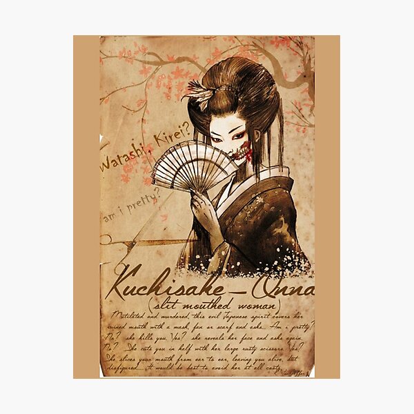 Item preview, Kuchisake Onna designed and sold by PatronesKawai.