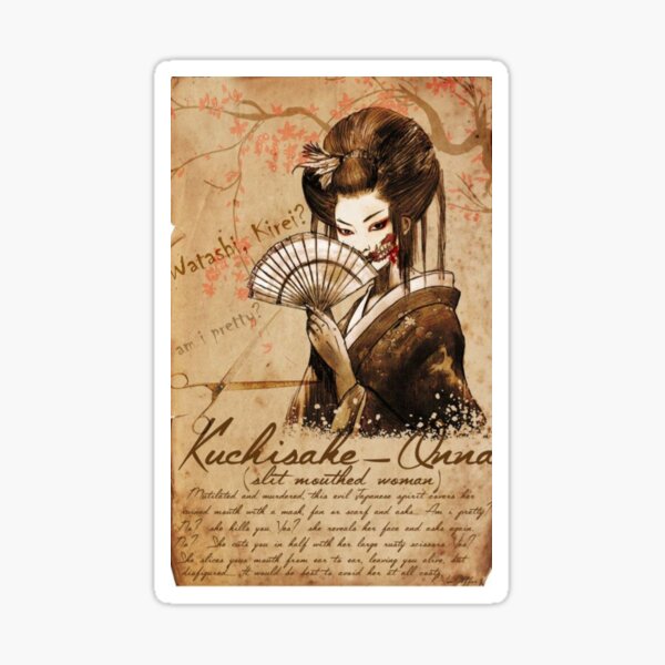 Item preview, Kuchisake Onna designed and sold by PatronesKawai.