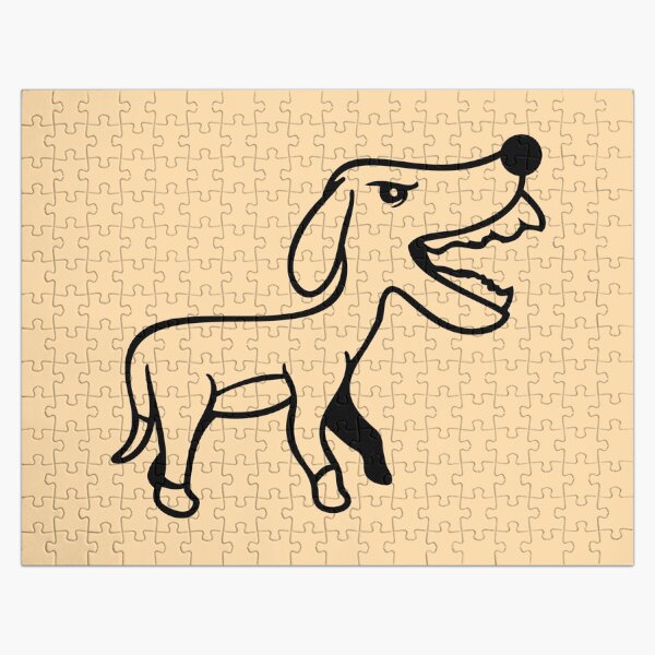 Item preview, Dog Angry Biting Dangerous Aggressive Attack Comic Cartoon designed and sold by shirt-o-mat.