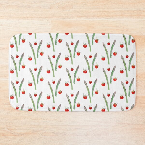 Item preview, Watercolor Tomatoes & Asparagus   designed and sold by daphsam.