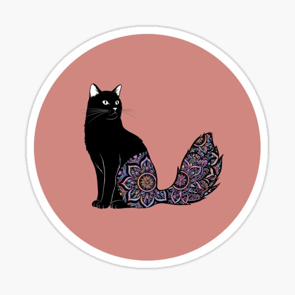 Item preview, Enlightened Black Cat designed and sold by Erika V..