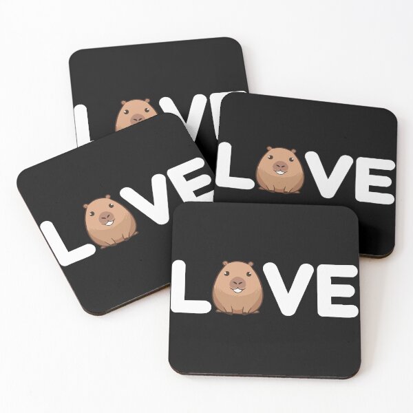 Item preview, Love Capybara designed and sold by MonkiFlipp.