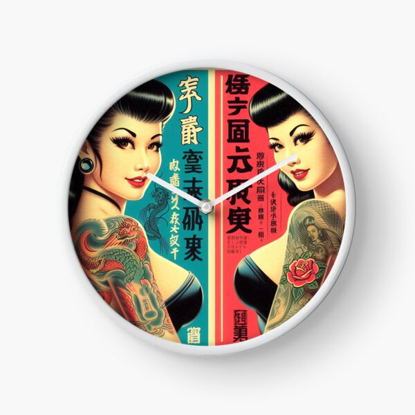 Item preview, Retro Oriental Girls designed and sold by PulpVintage.